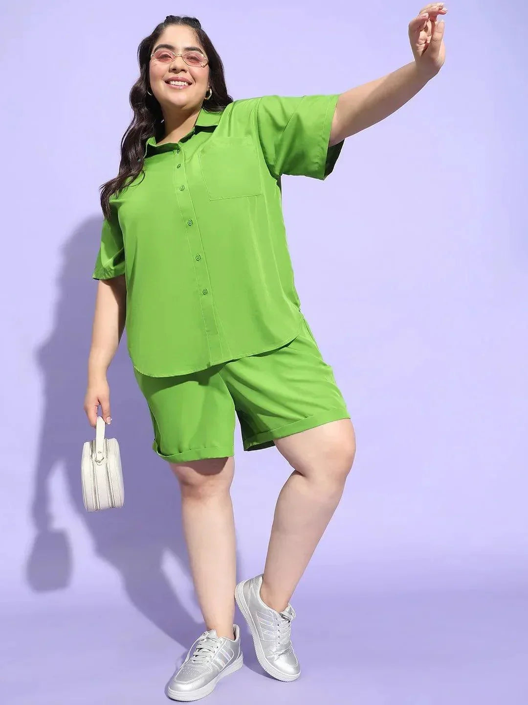Plus Size Green Co Ord Set