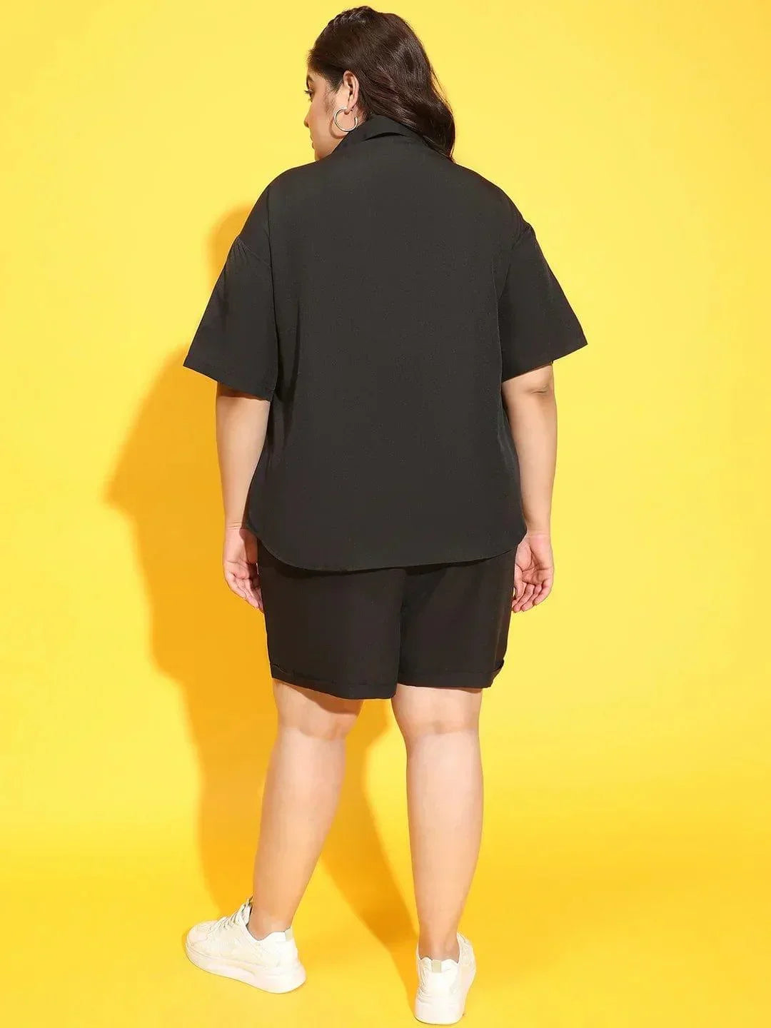Plus Size Black Co-Ord Set