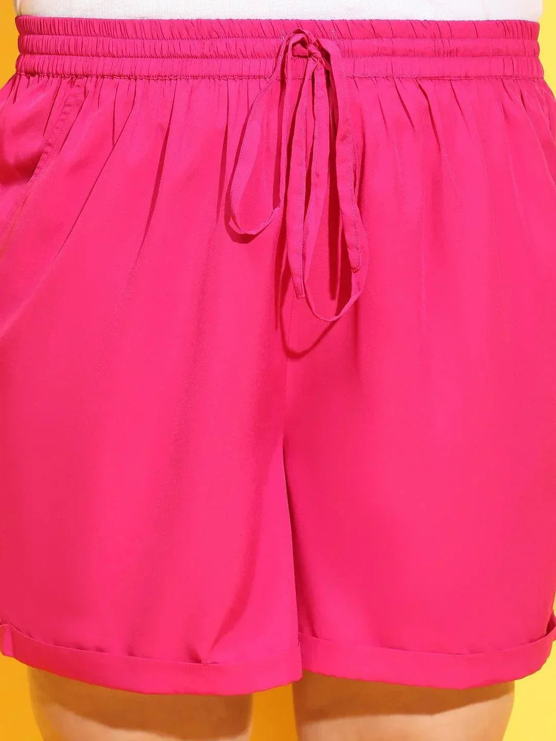 Plus Size Pink Short