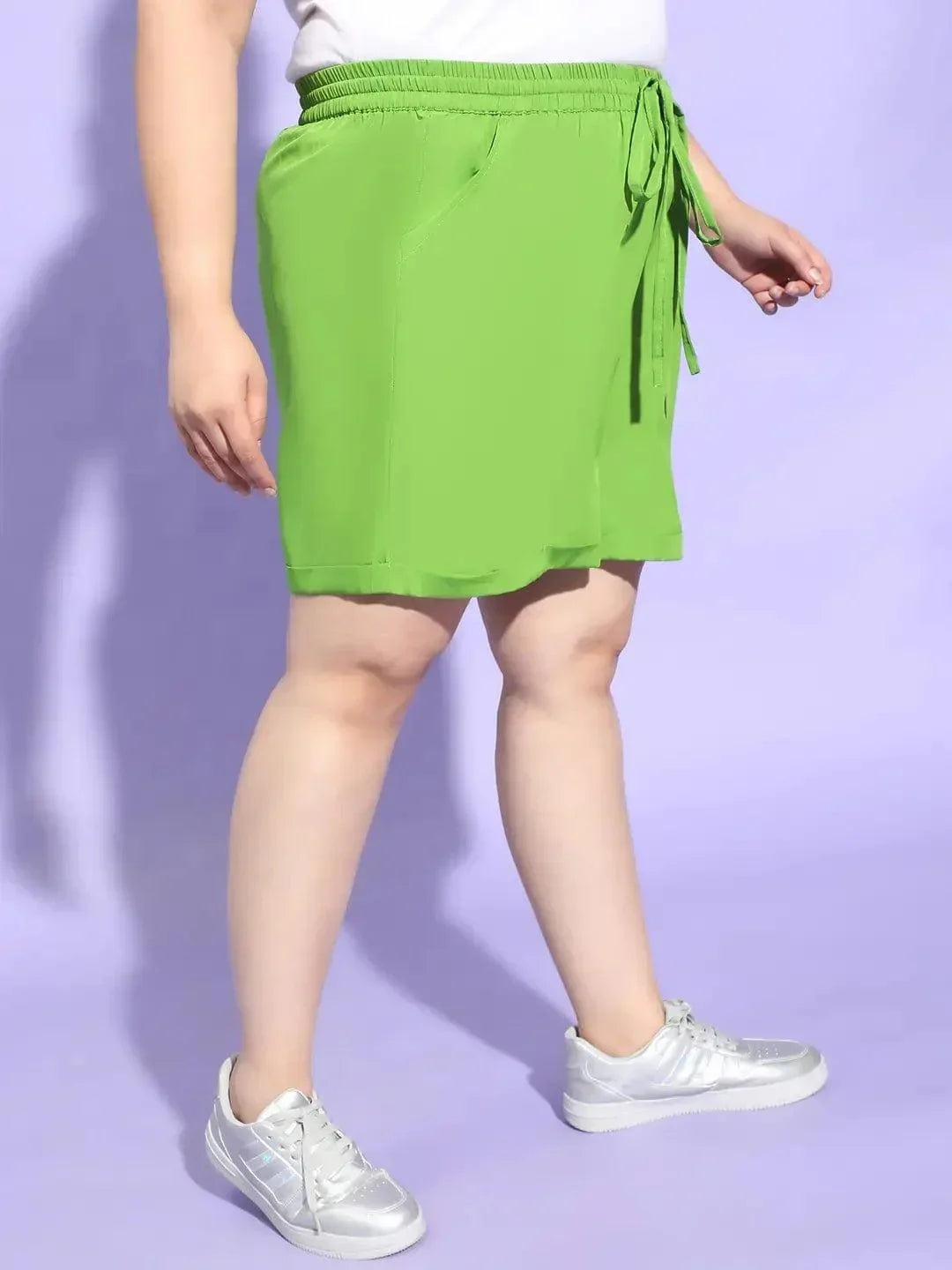 Plus Size Green Short