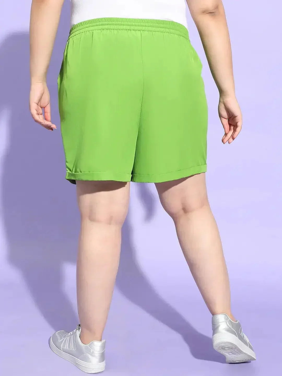 Plus Size Green Short
