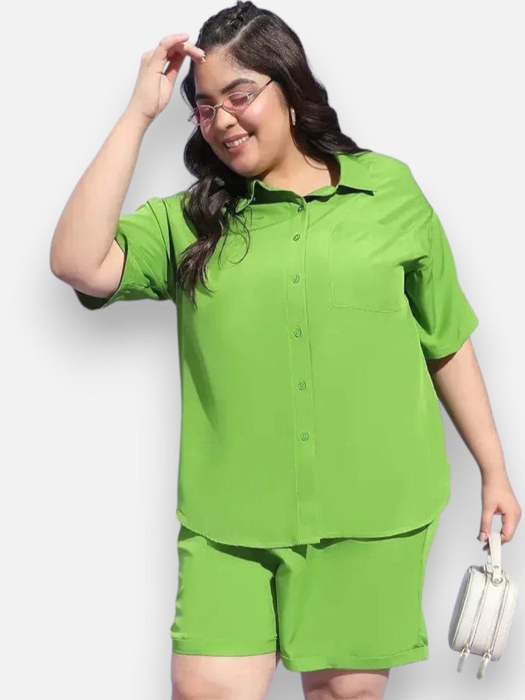 Plus Size Green Shirt