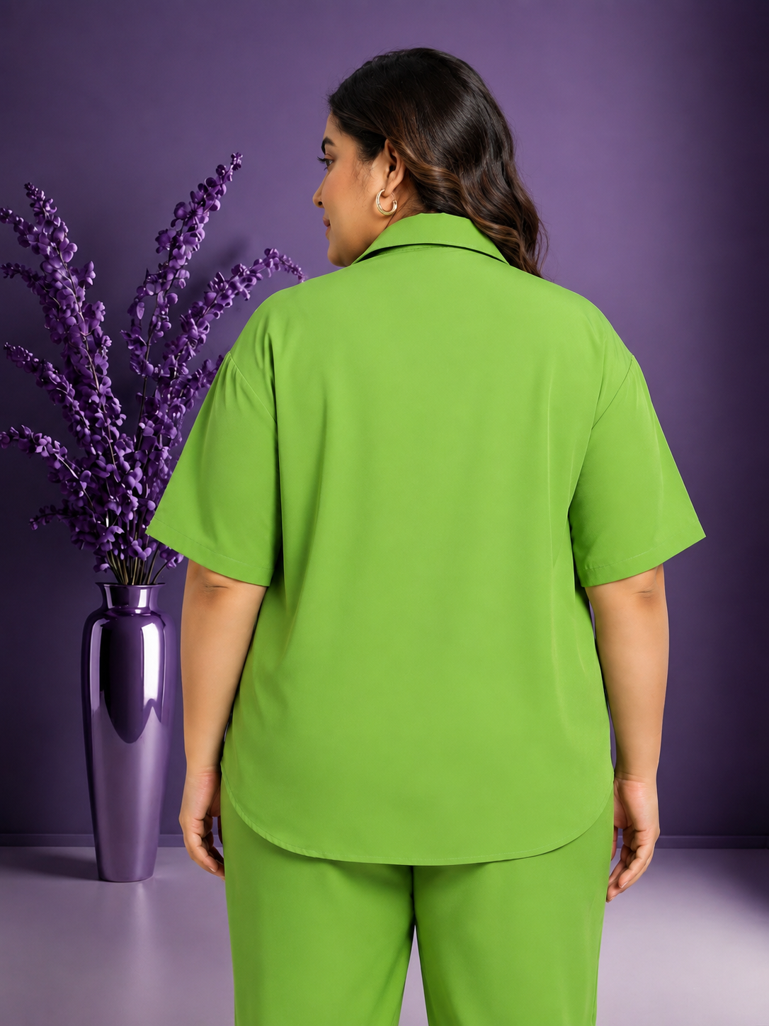 Plus Size Green Shirt