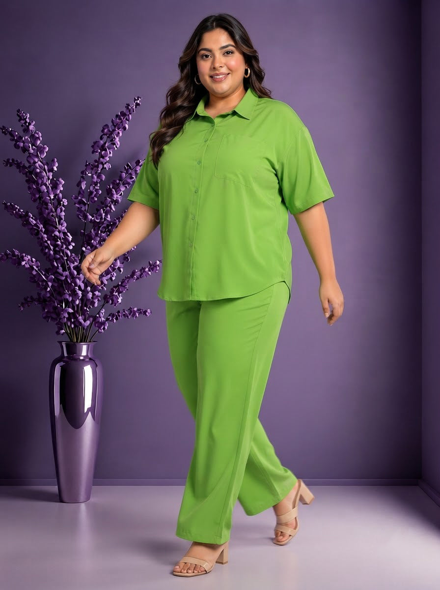 Plus Size Green Shirt