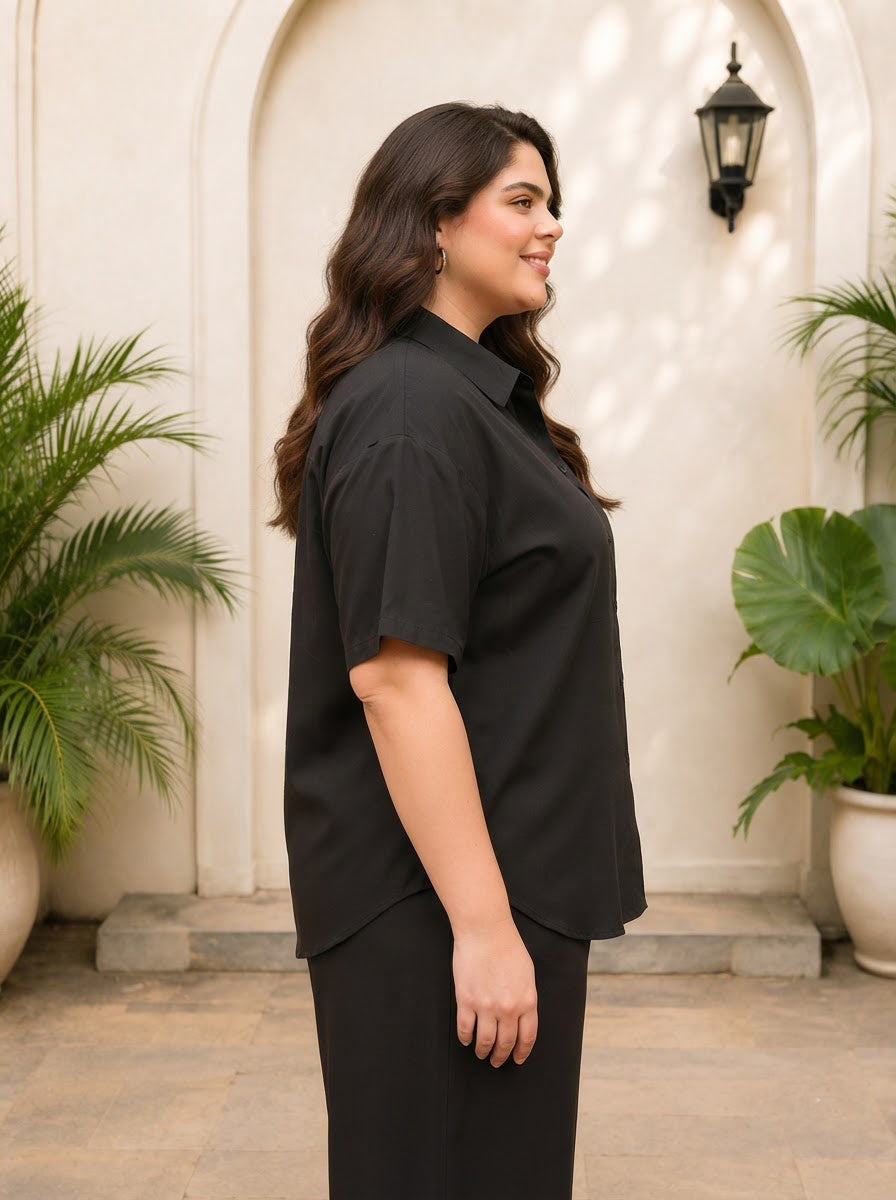 Plus Size Black Shirt
