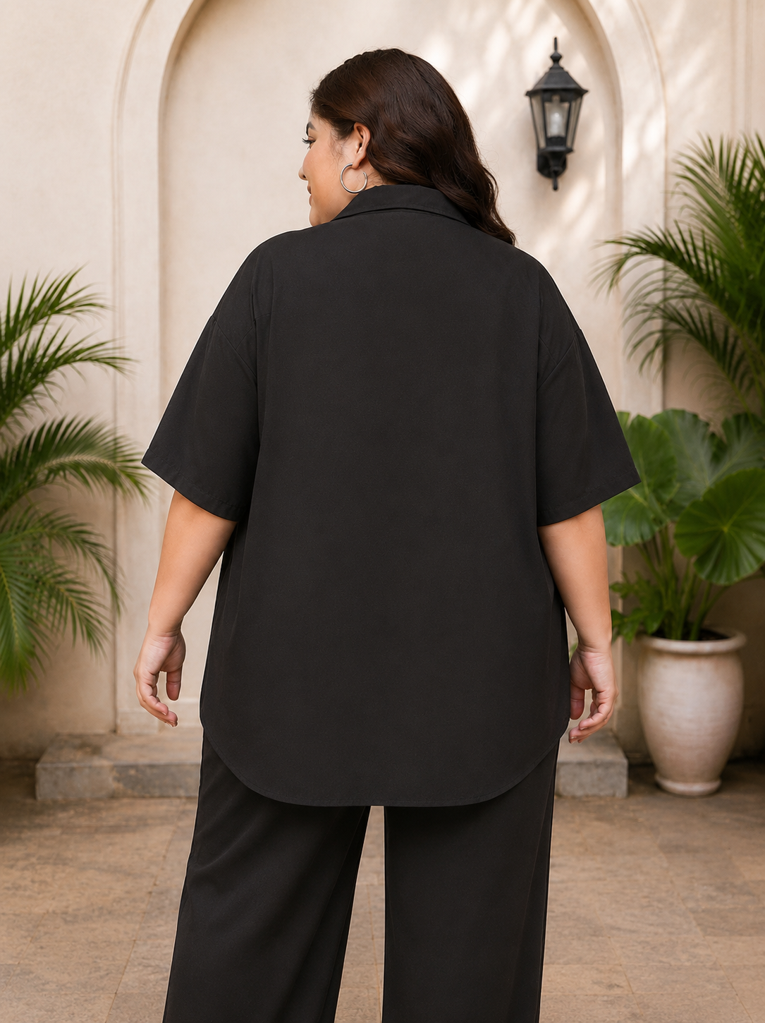 Plus Size Black Shirt