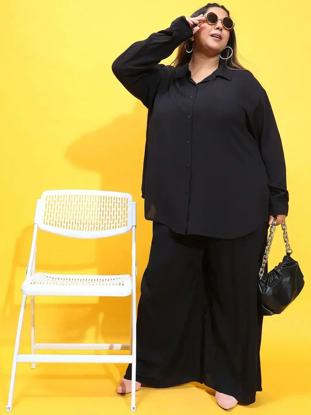 all-rounder-black-shirt-and-pant-plus-size-co-ord-set