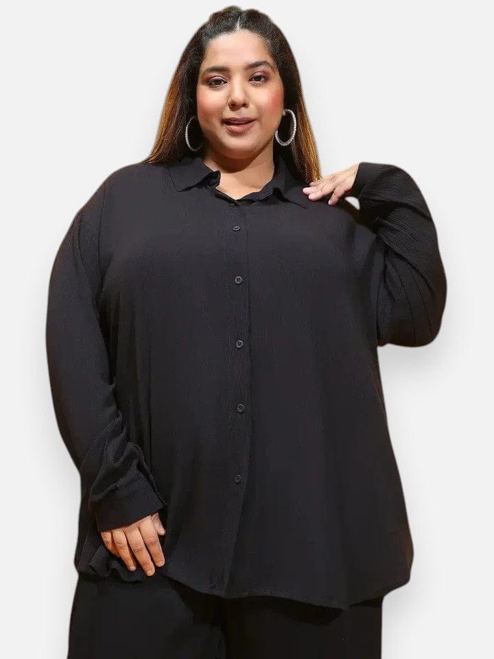 Plus Size Black Shirt