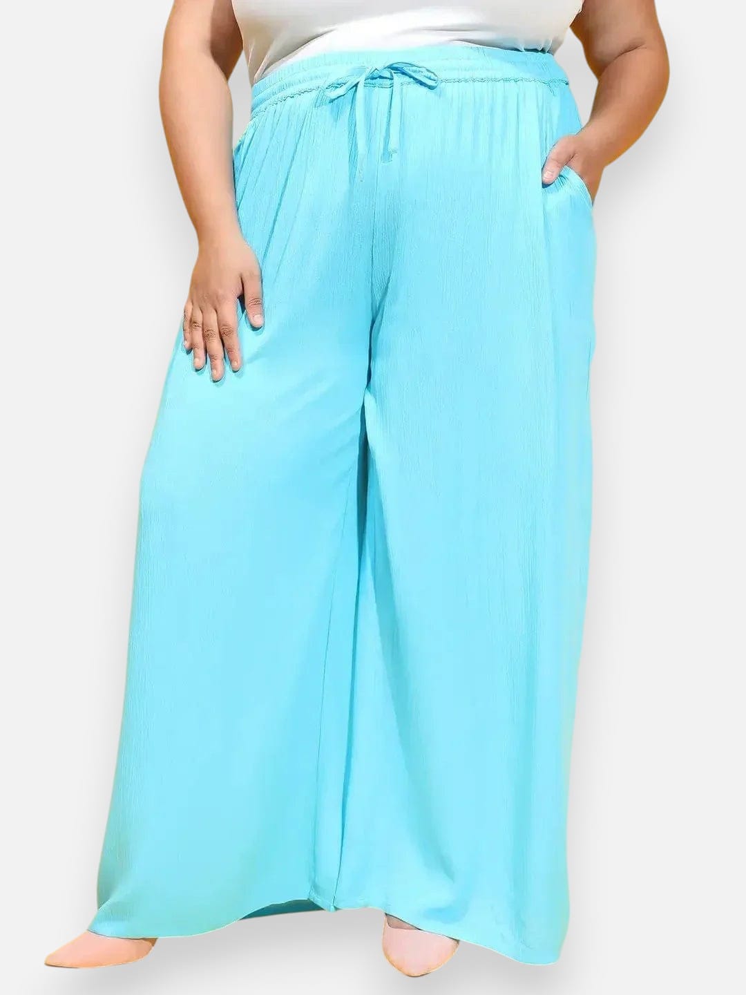 Plus Size Blue Pant