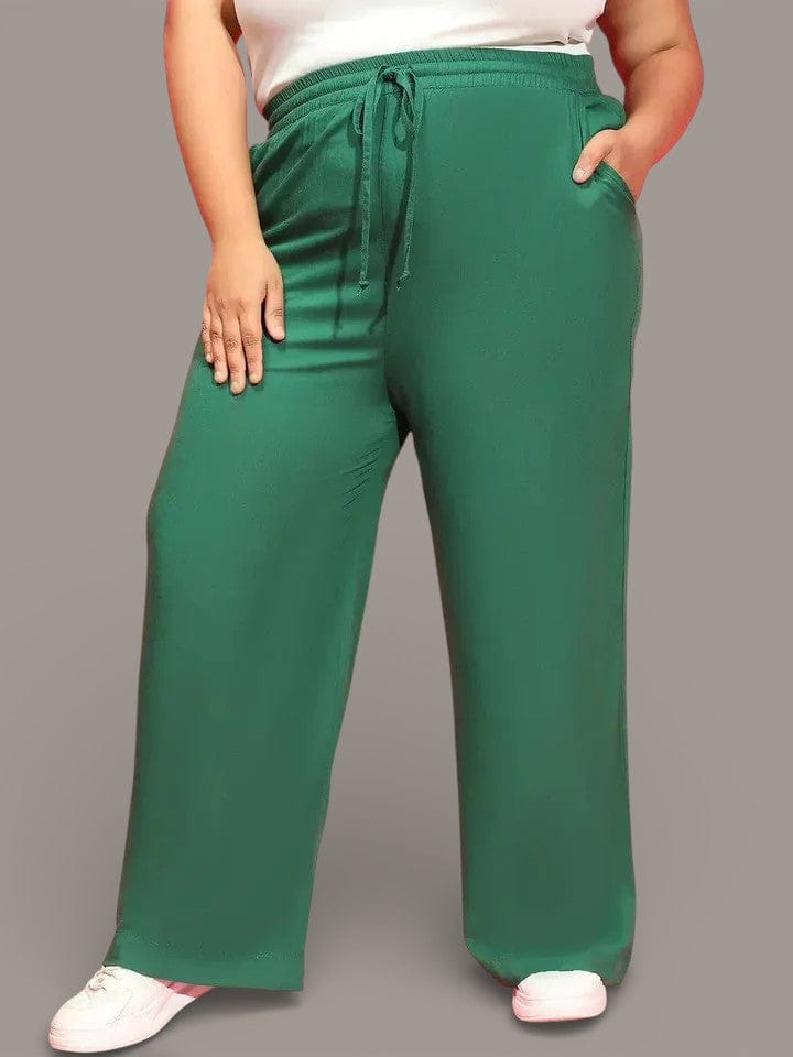 Plus Size Green Pant