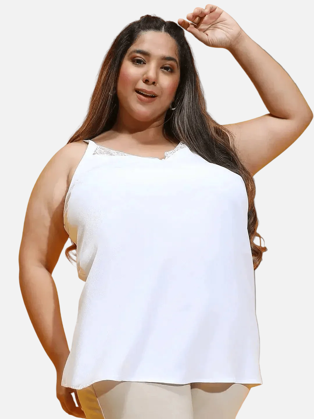 Plus Size White Top