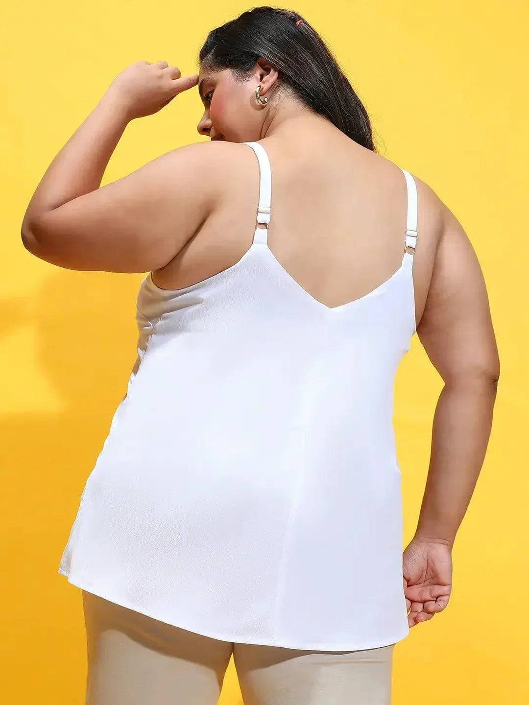Plus Size White Top