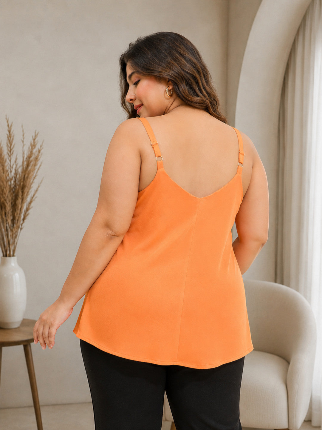 Plus Size Orange Top