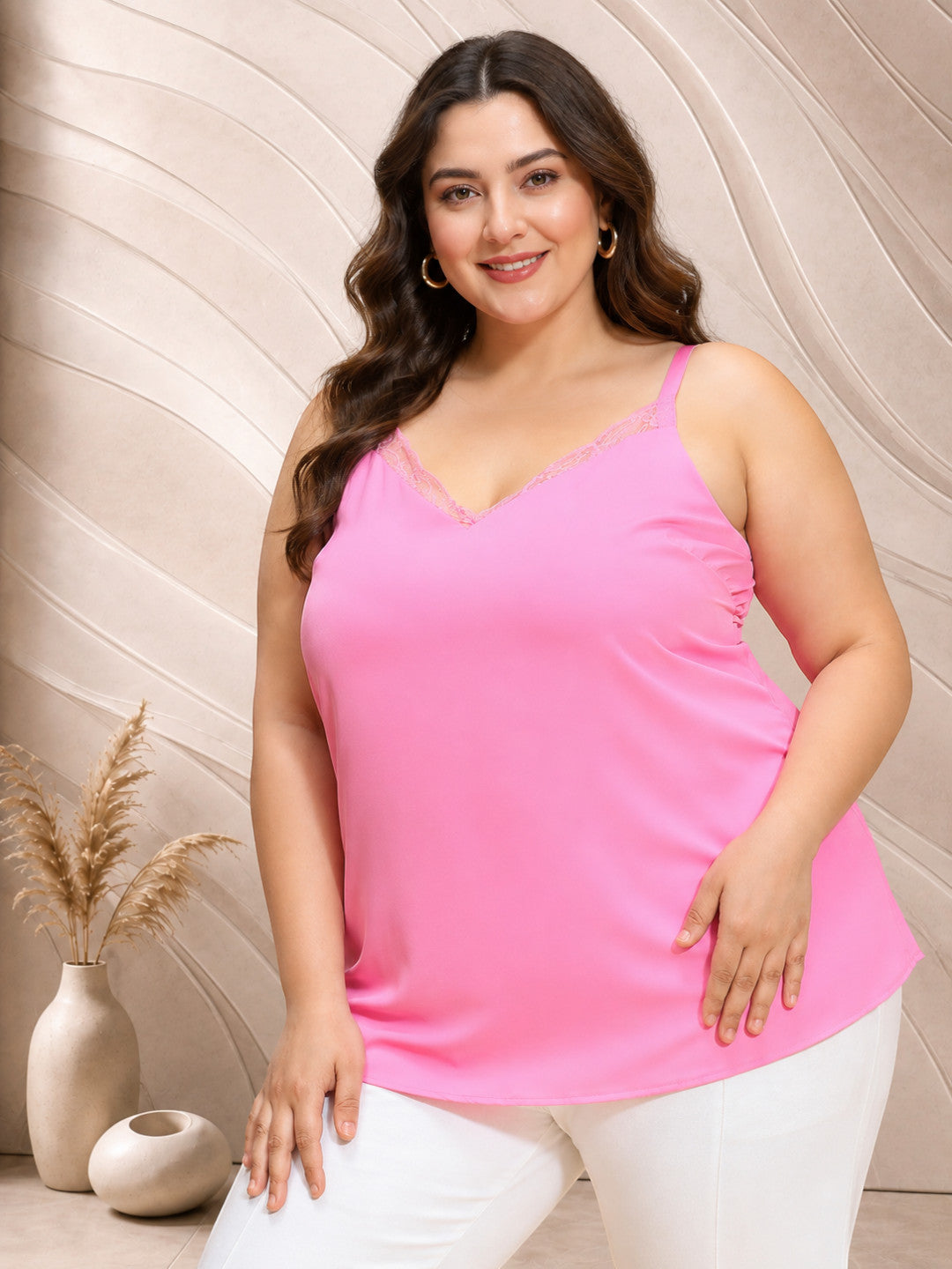 Plus Size Pink Top