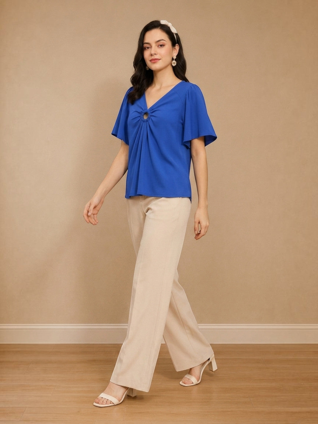 Women Blue Top