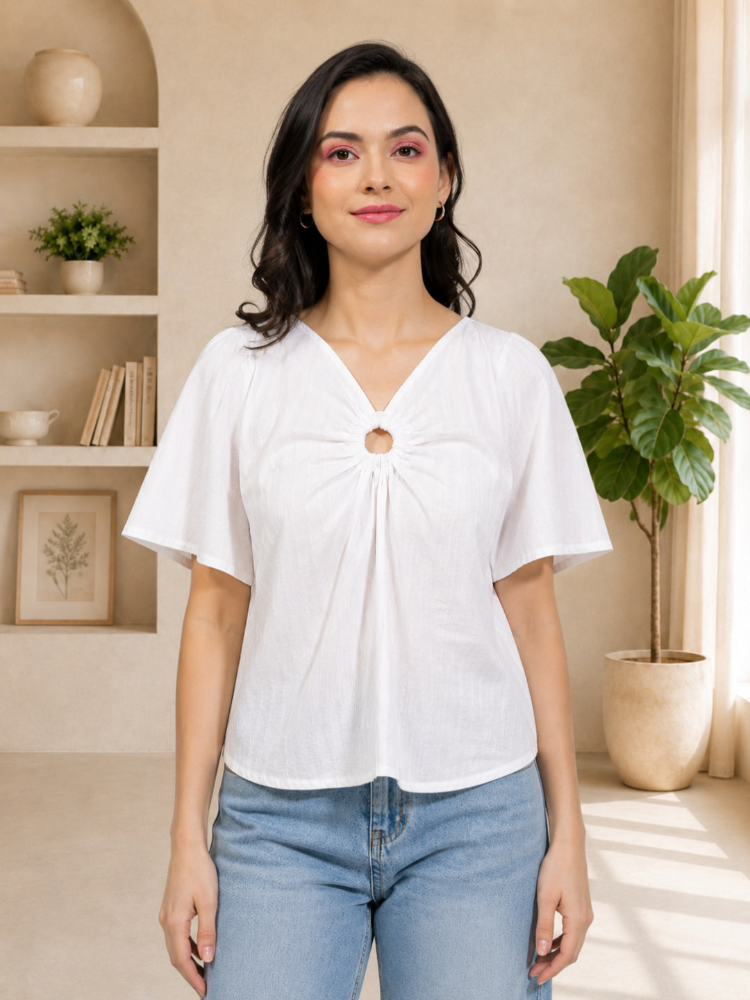 White Cotton Top