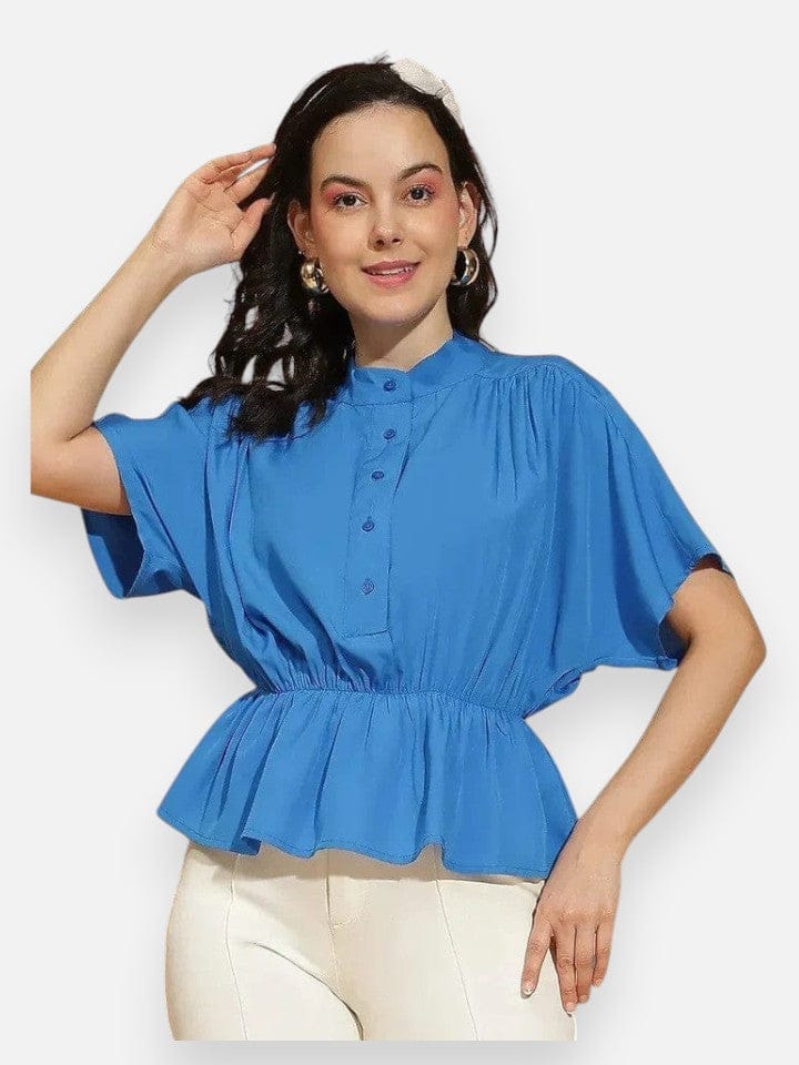 Women Blue Top