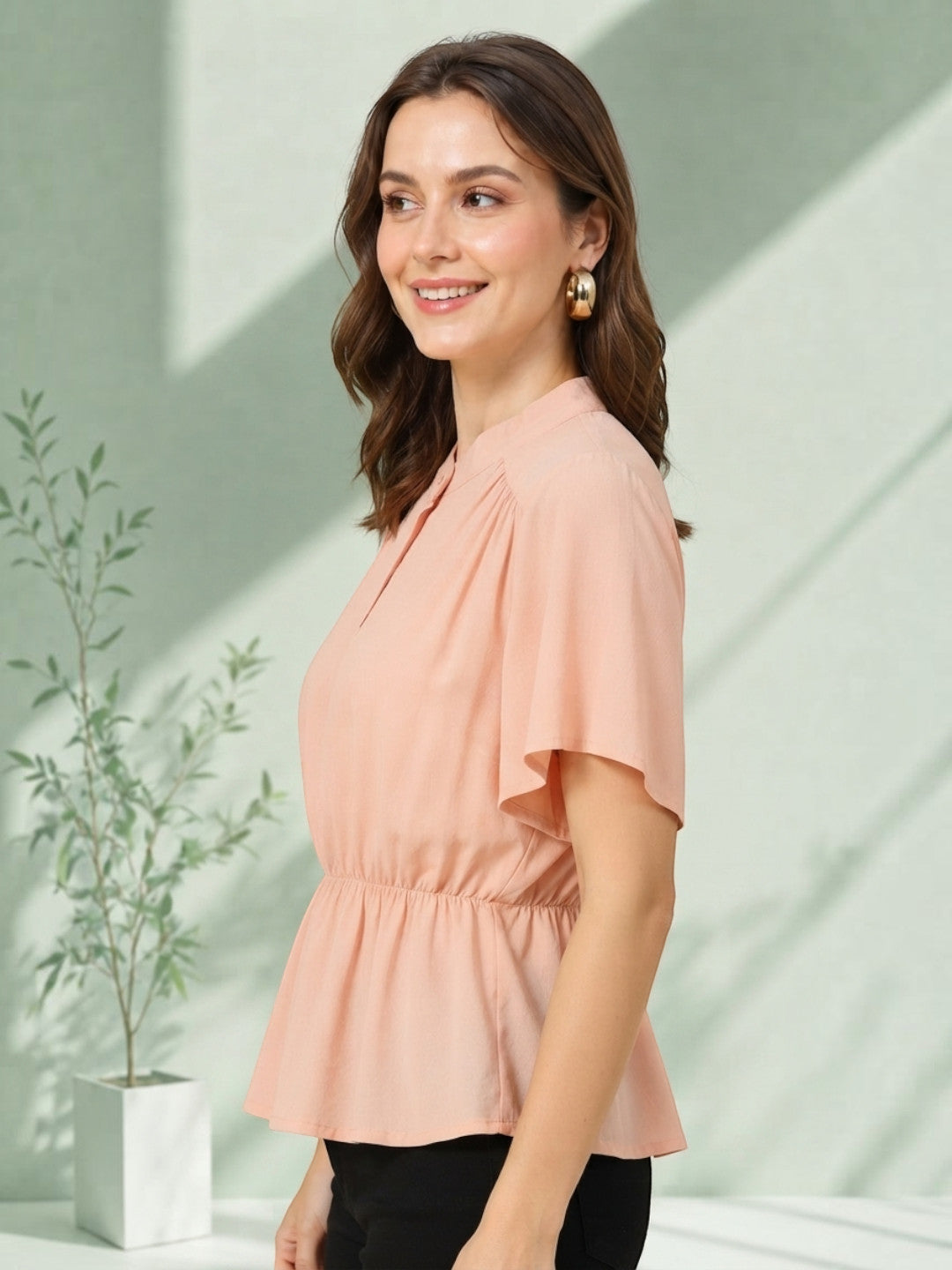 Women Peach Top
