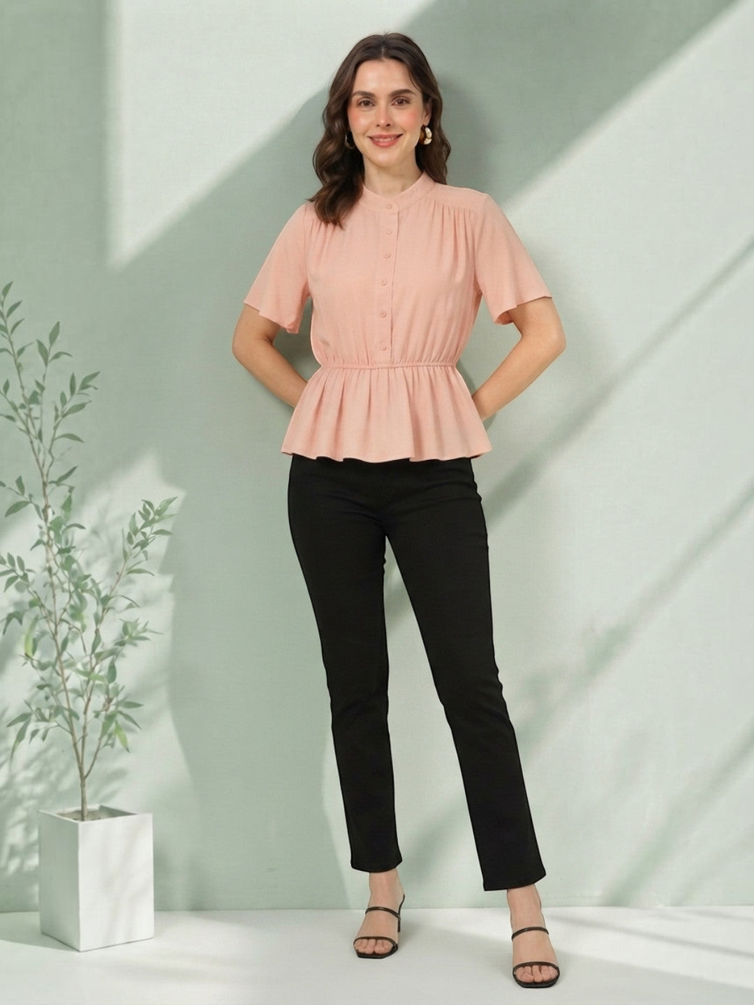 Women Peach Top