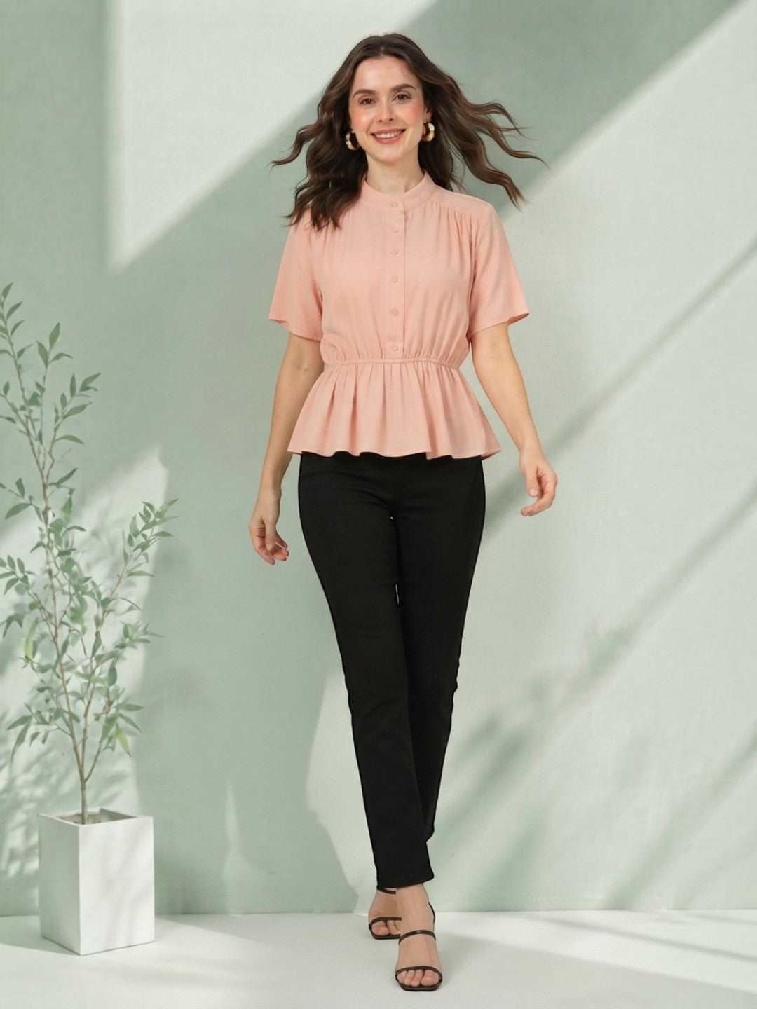 Women Peach Top