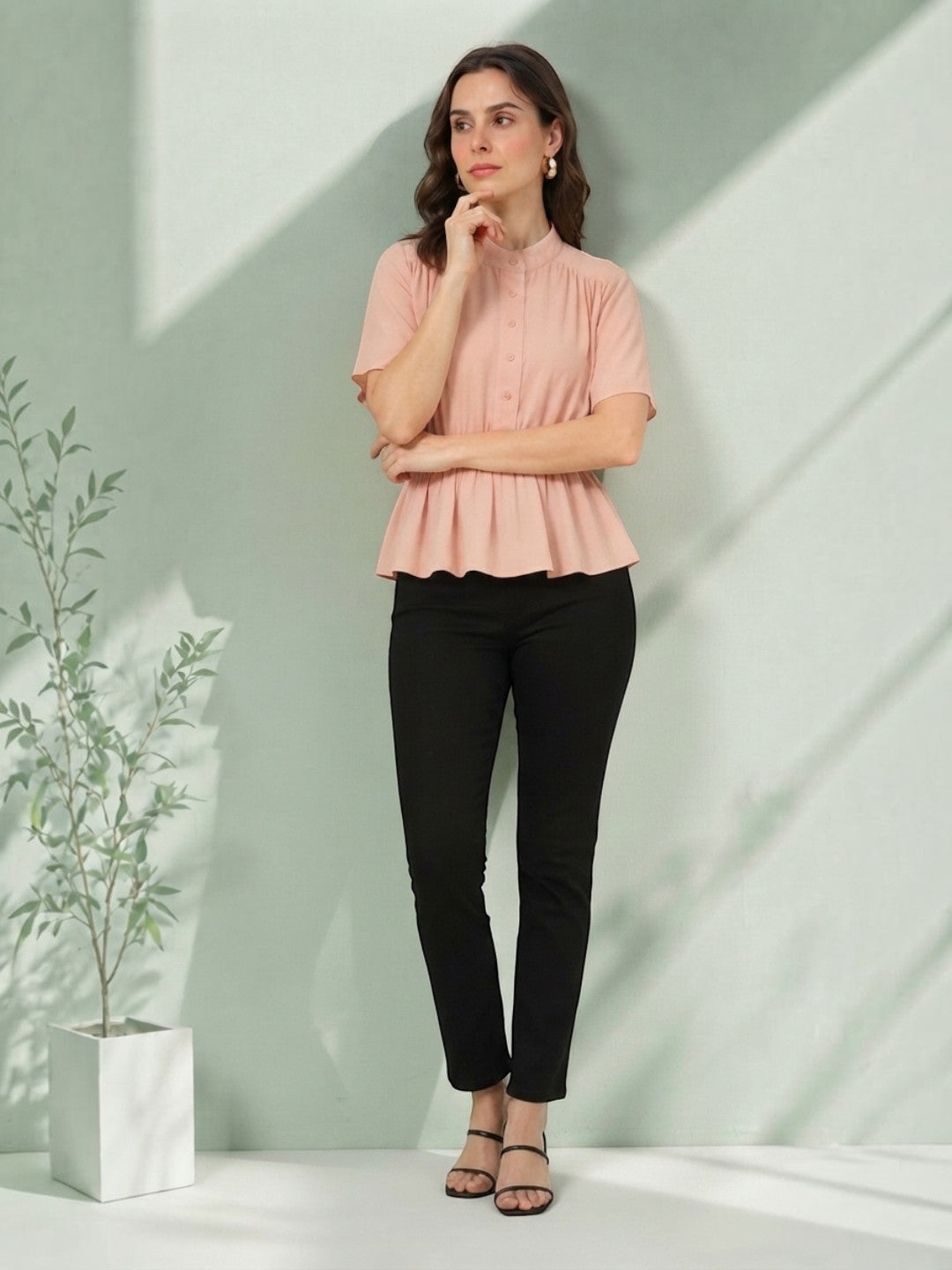 Women Peach Top