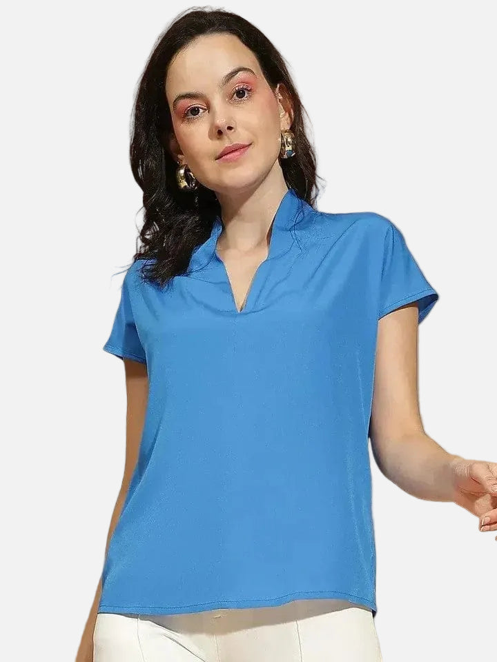 Women Blue Top