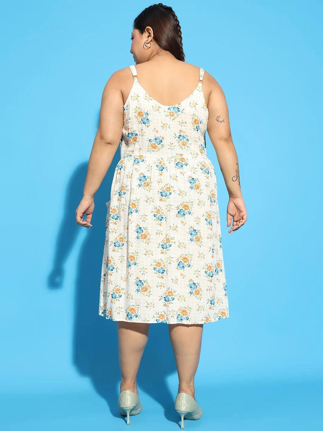 sunflare-white-floral-plus-size-dress