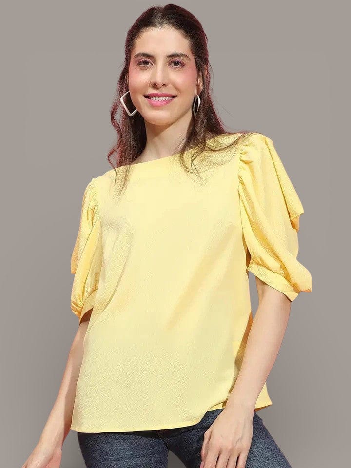Women Yellow Top