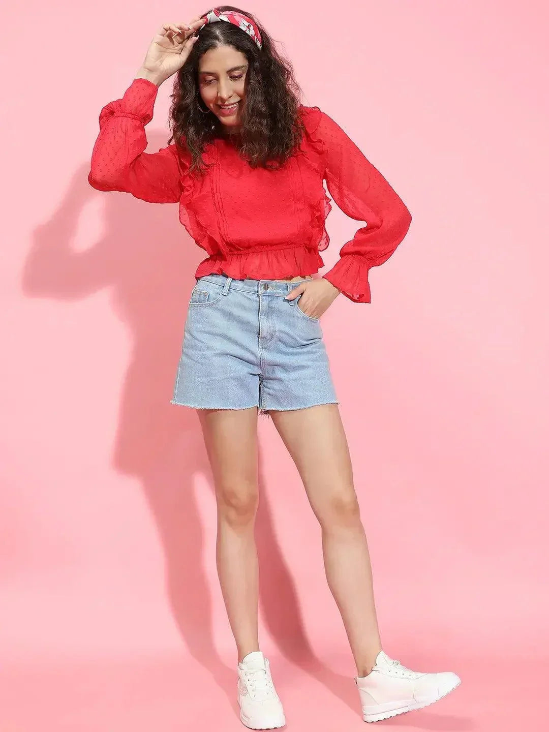 Women Red Top