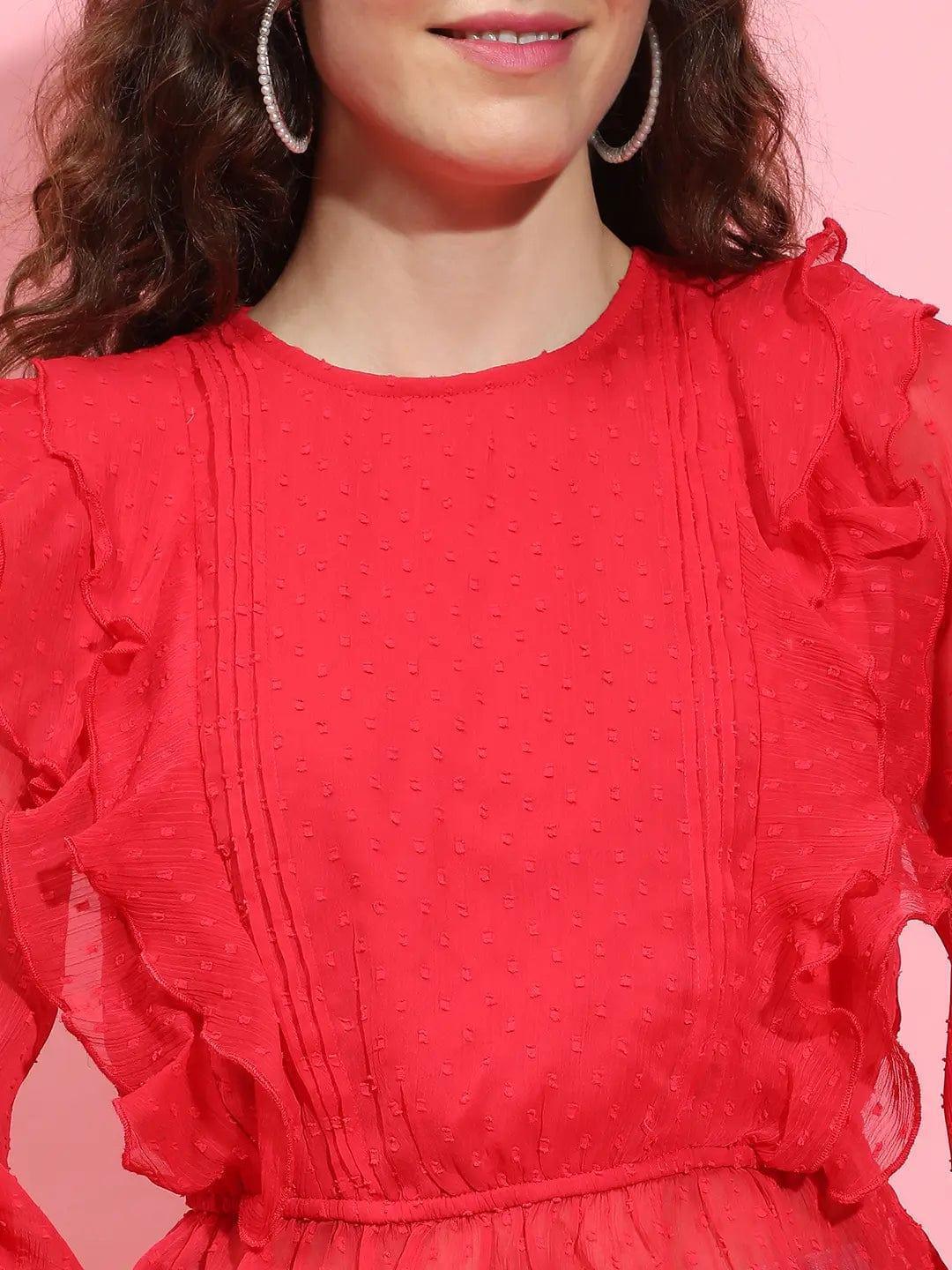 Women Red Top