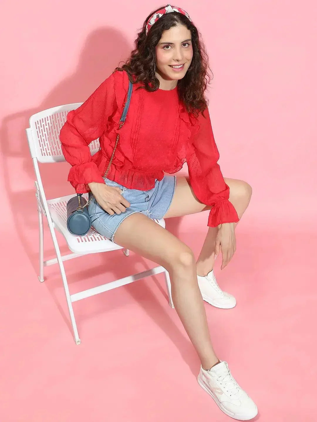Women Red Top