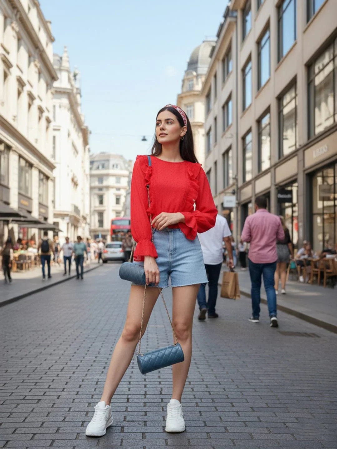 Women Red Top