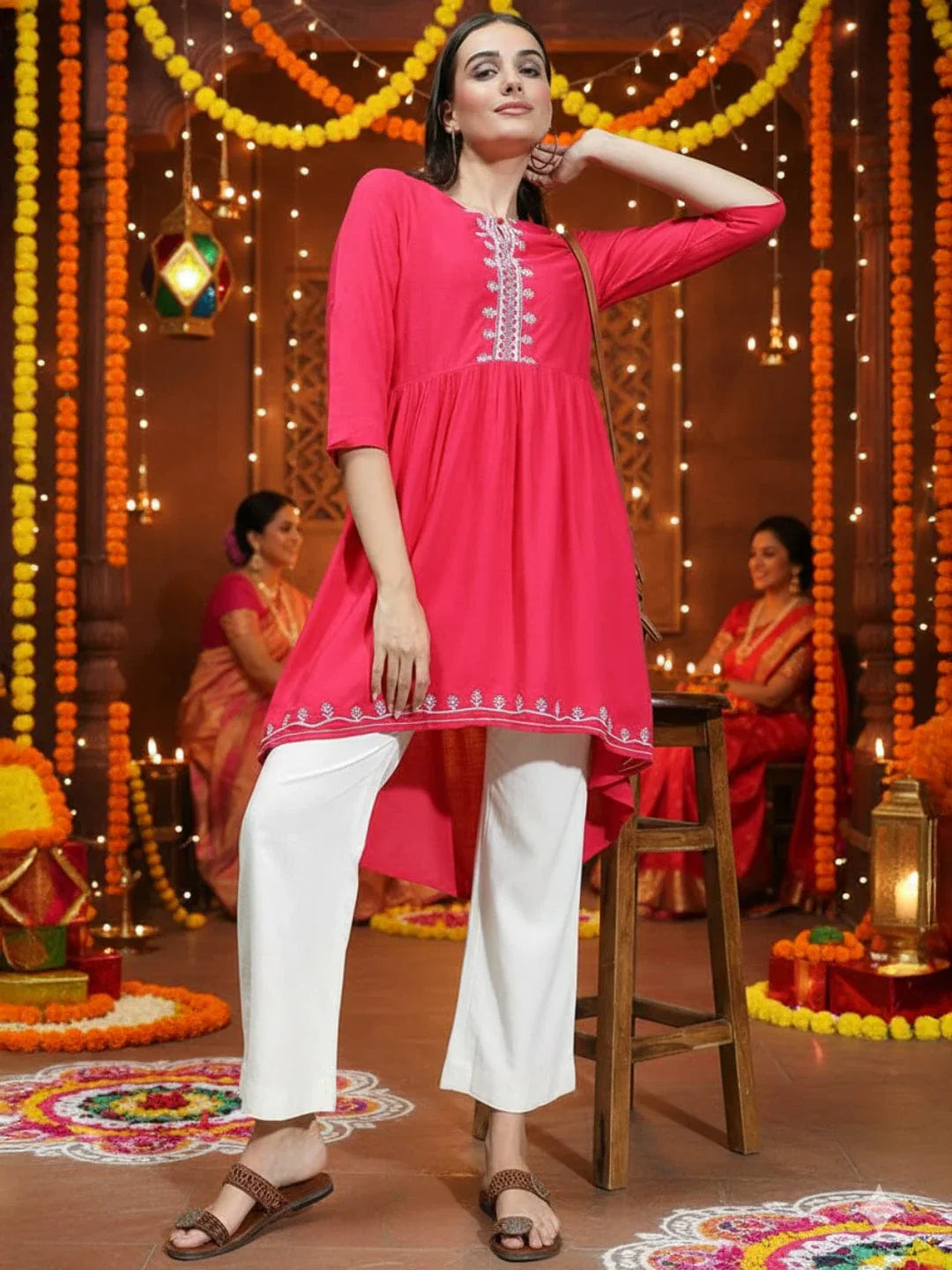 Women Pink Tunic