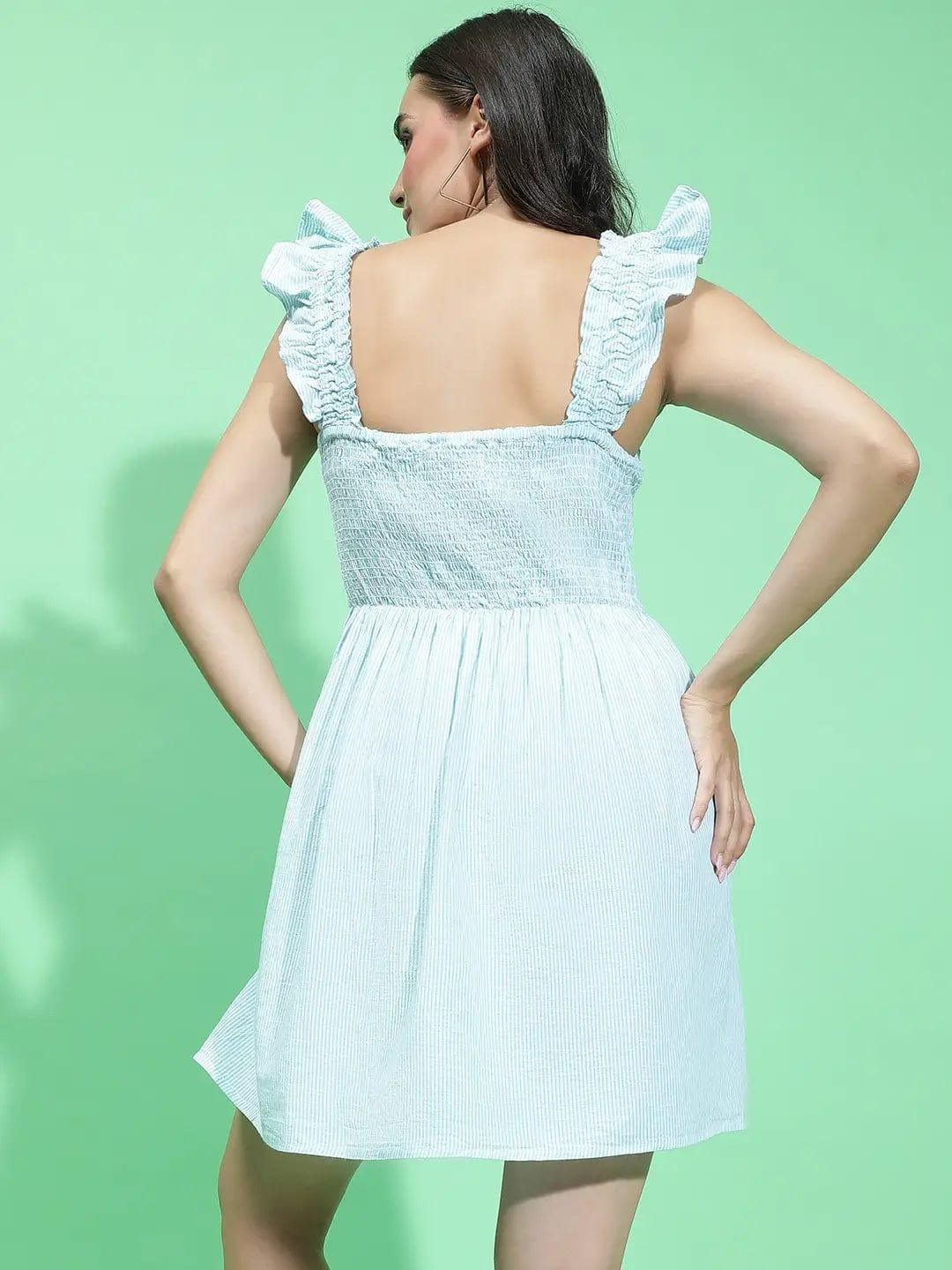 Light Green Cotton Dress