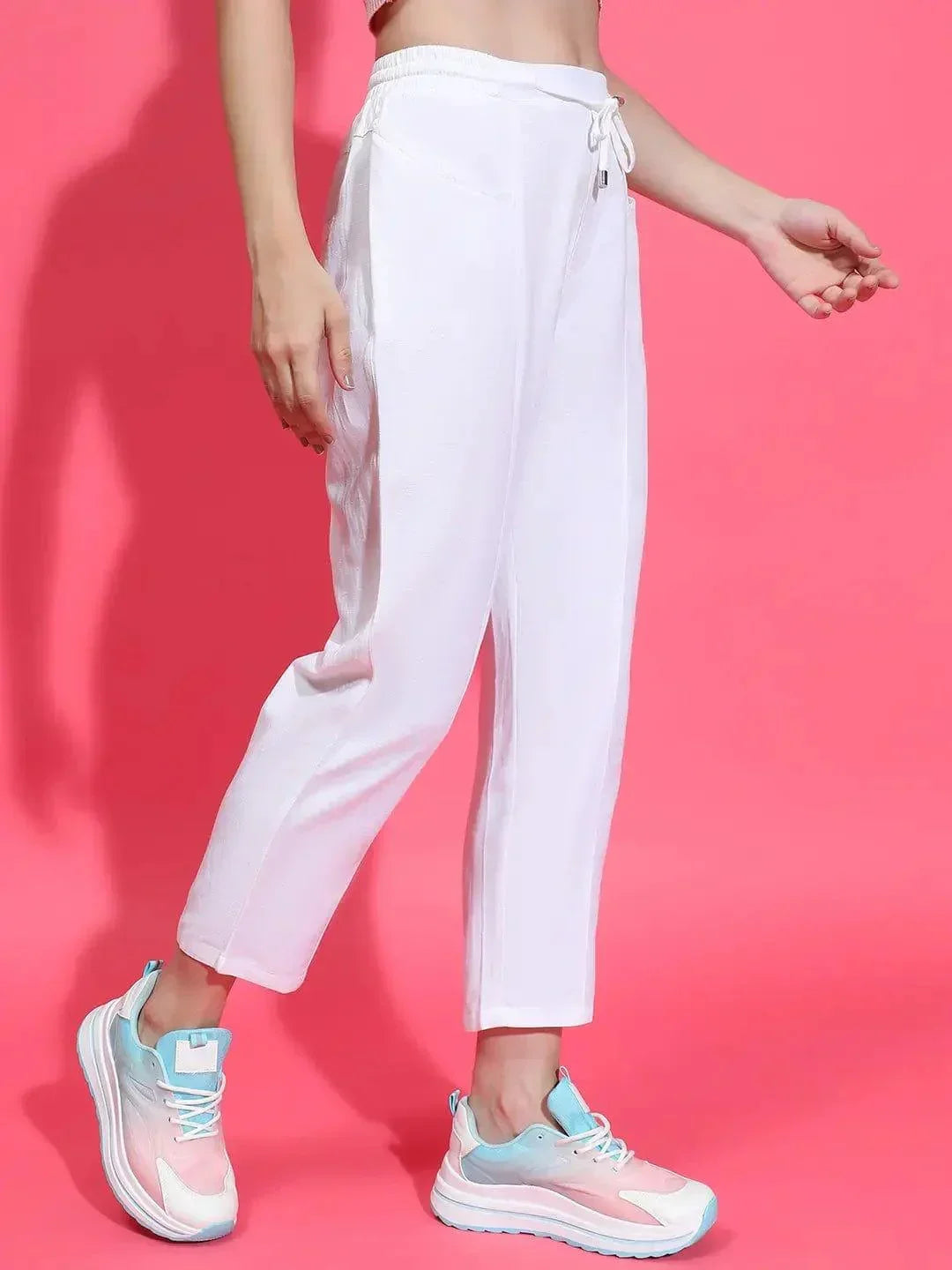 White Cotton Trouser