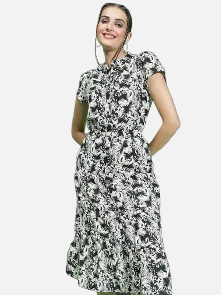 Black Floral Dress