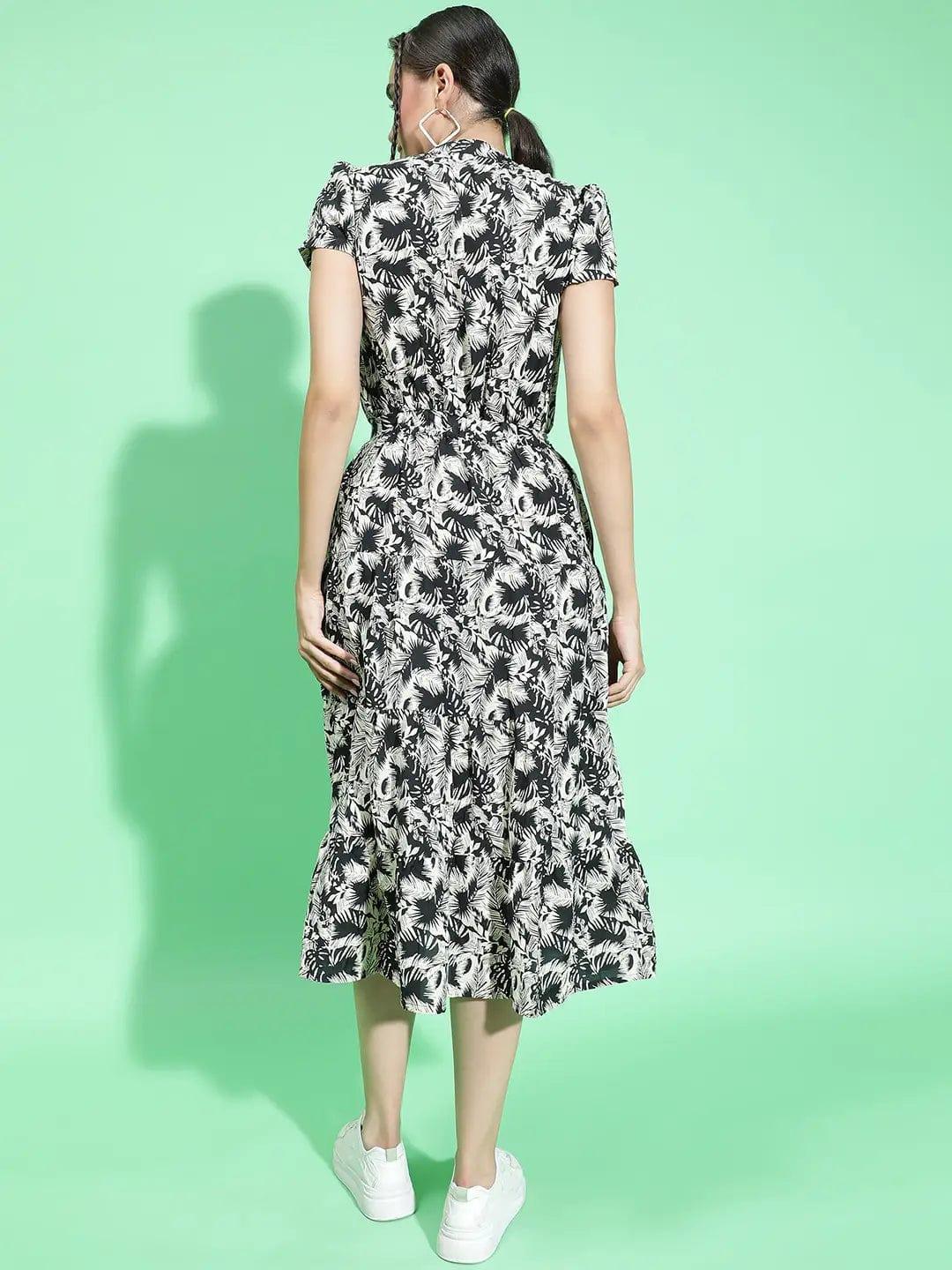 Black Floral Dress