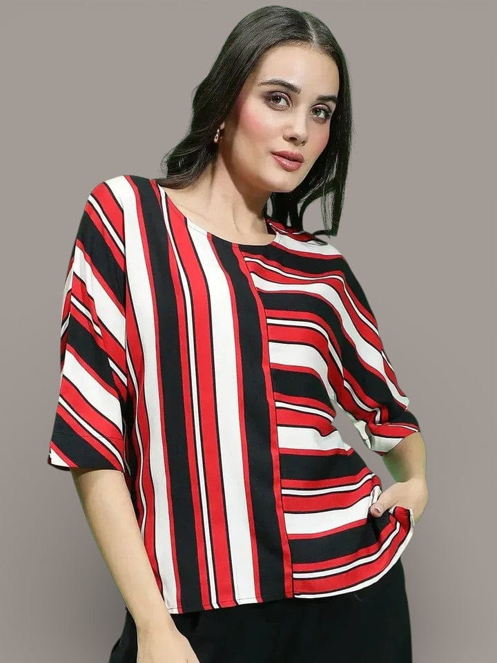 Multicolor Stripe Top