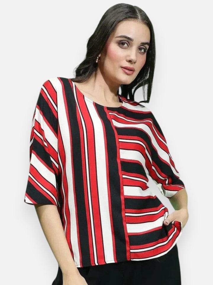 Multicolor Stripe Top