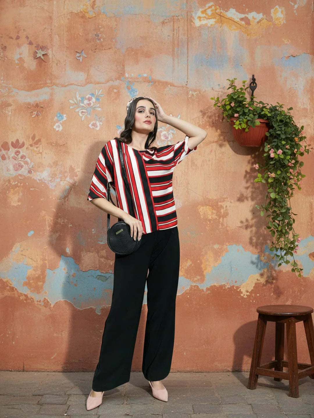 Multicolor Stripe Top