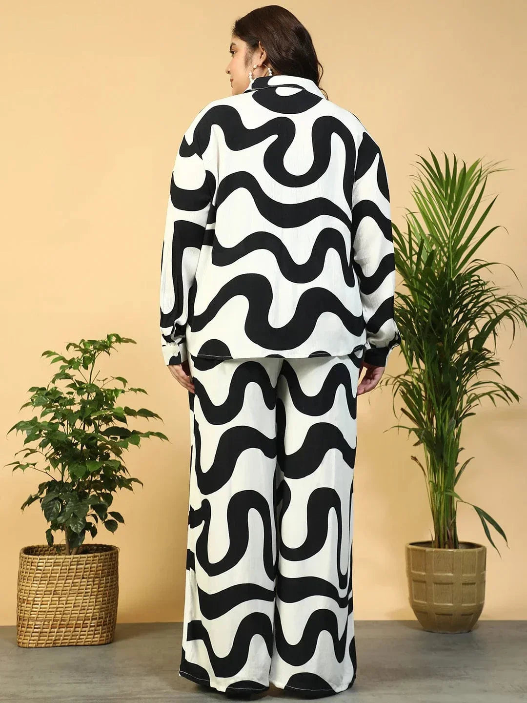 untamed-white-printed-collared-shirt-with-flared-pants-plus-size-women-co-ord-set