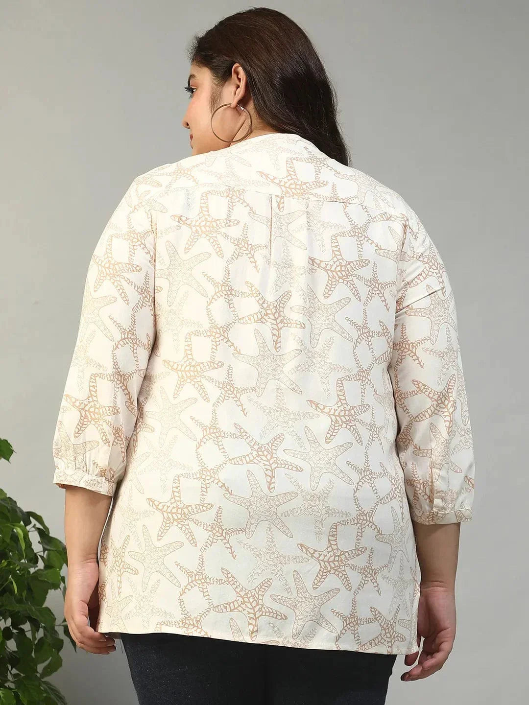 plus-size-women-top-beige-floral