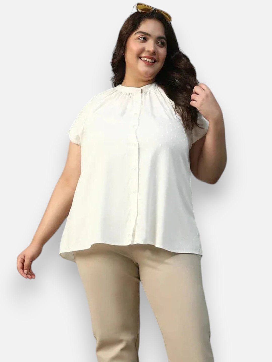 Plus Size White Shirt