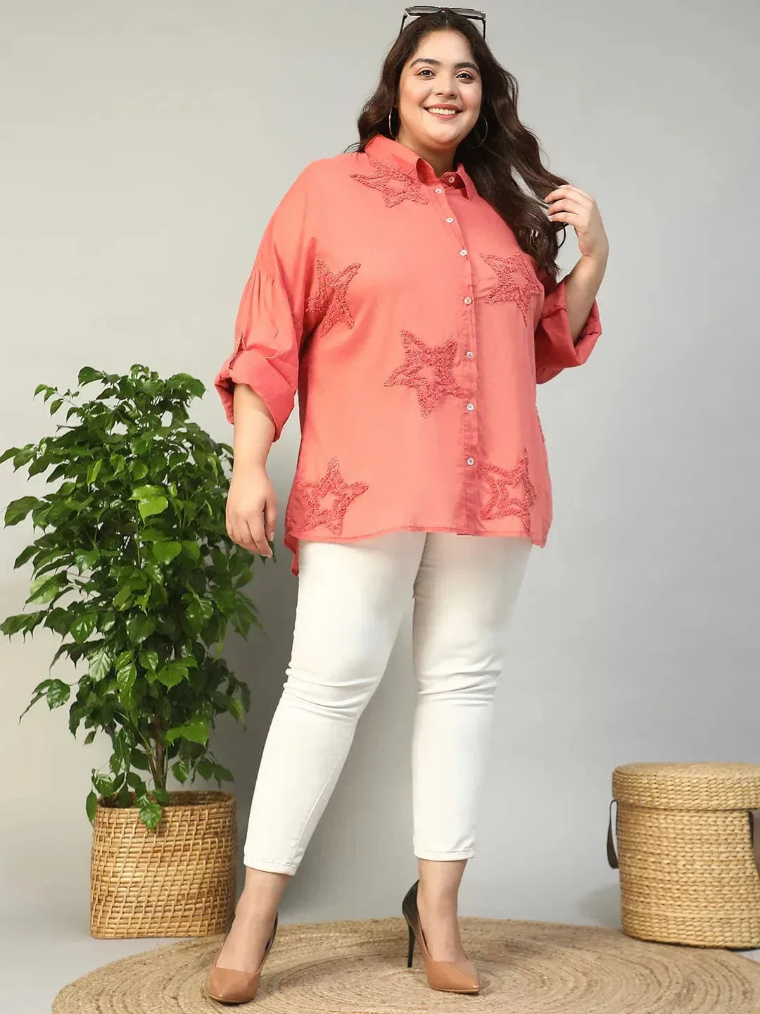 plus-size-shirt-coral-long-sleeve