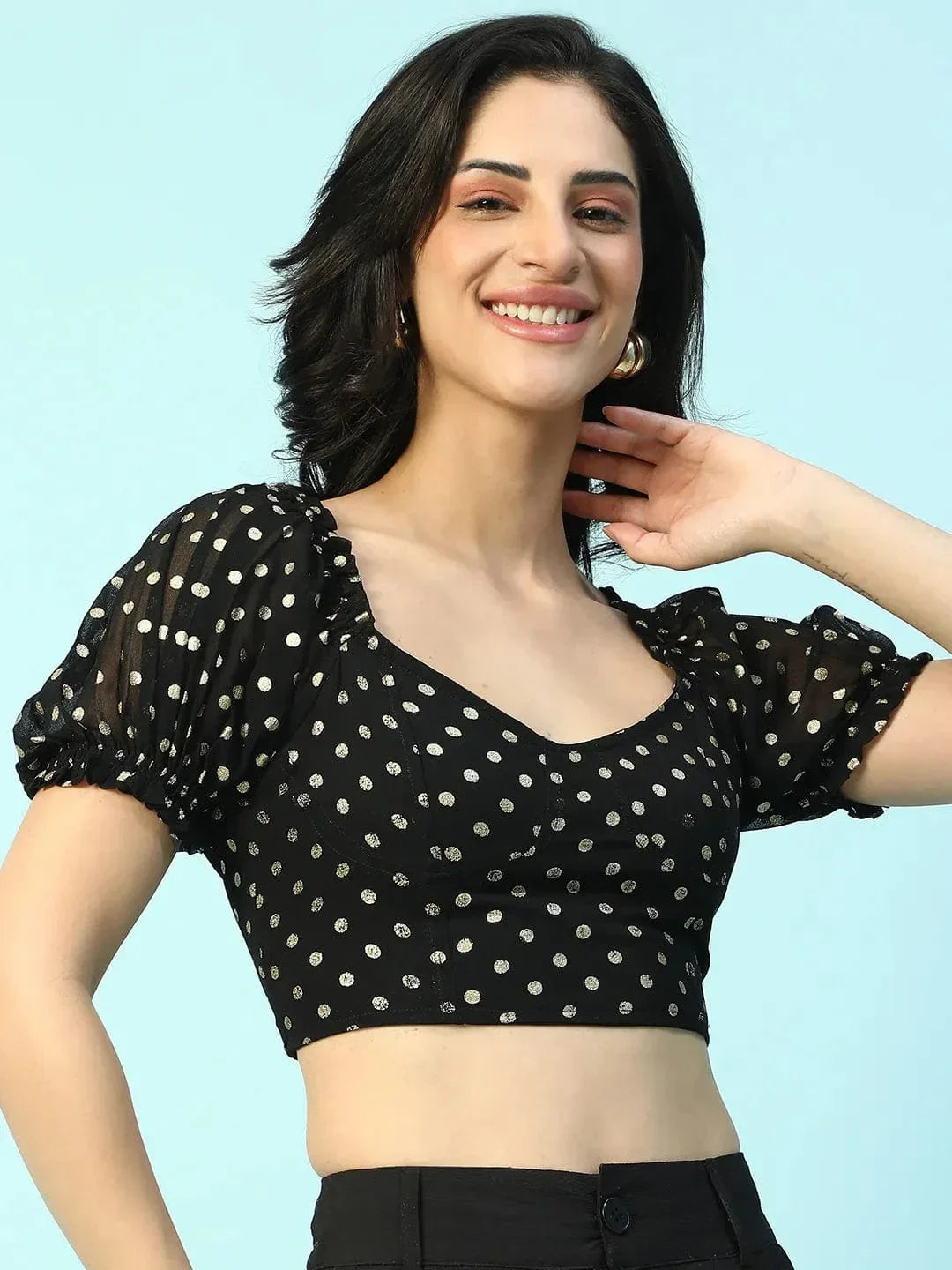 Black Crop Top