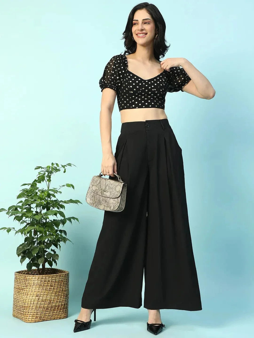 Black Crop Top