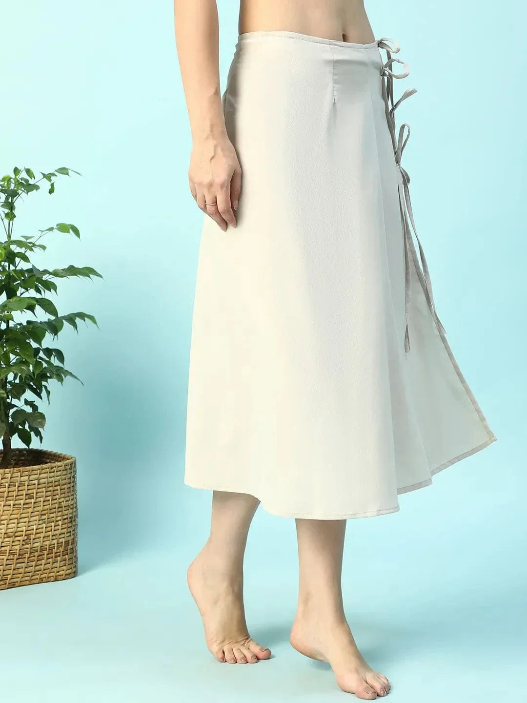 Beige Beachwear Skirt