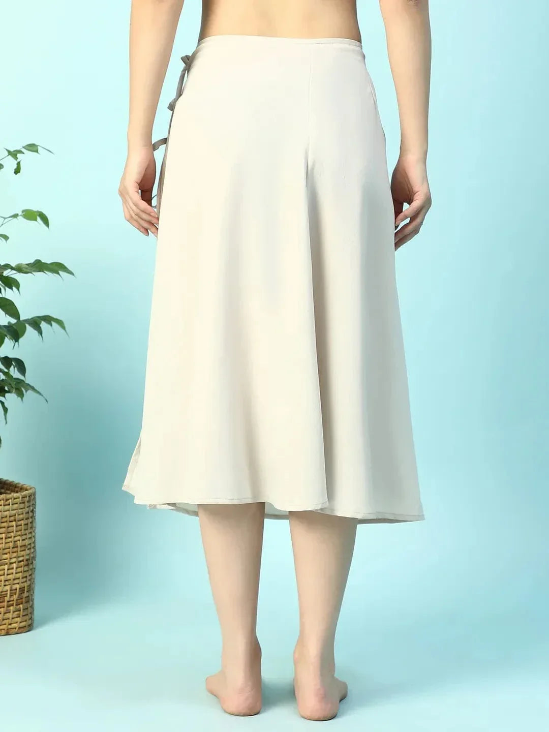 Beige Beachwear Skirt