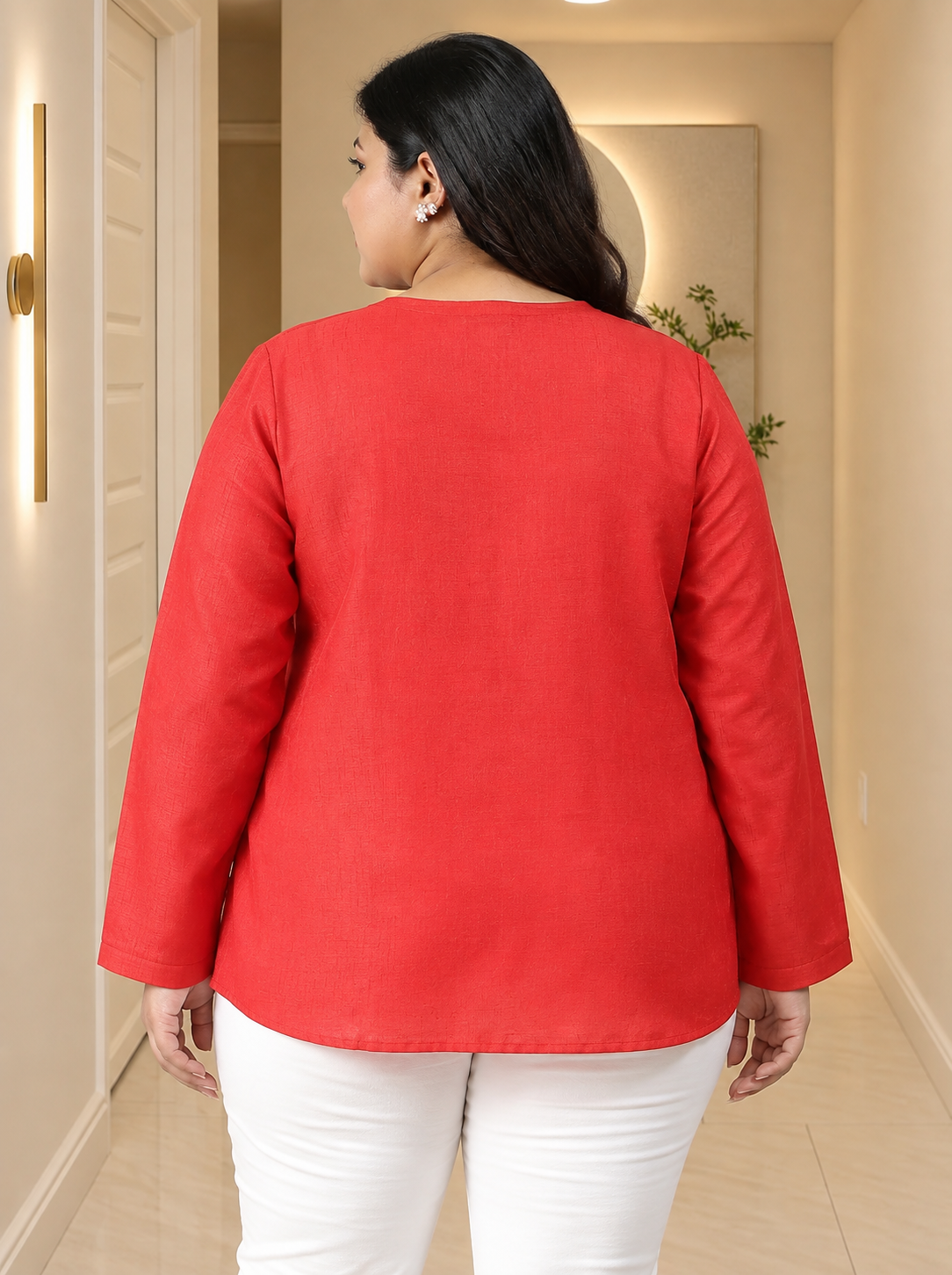 Plus Size Red Shirt