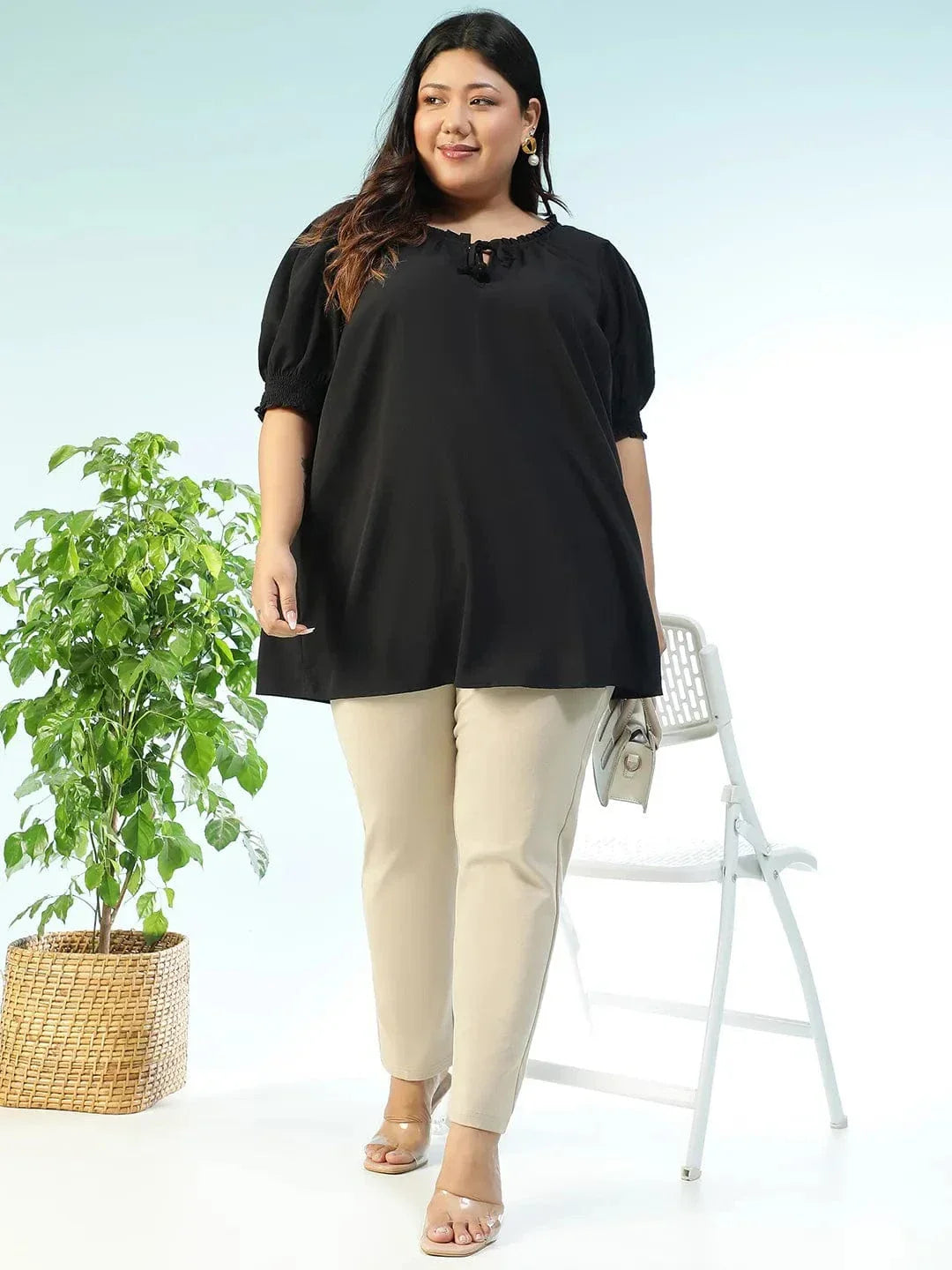 plus-size-women-top-black-ruffle